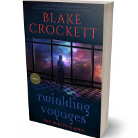 3D view of Premade Science Fiction Book Cover - Ebony