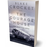 3D view of Premade Mystery & Thriller & Suspense Book Cover - French Gray