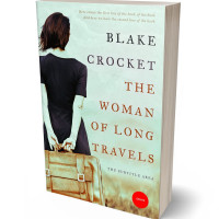 3D view of Premade Travel Book Cover - Surf Crest