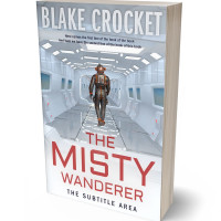 Tablet view of Ghost #6420 - Premade Science Fiction Book Cover