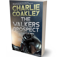 3D view of Premade Science Fiction Book Cover - Outer Space