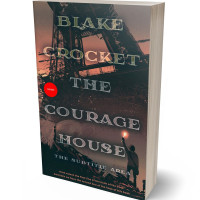 3D view of Premade Apocalyptica Book Cover - Outer Space