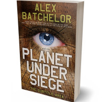 3D view of Premade Fantasy Book Cover - Metallic Bronze