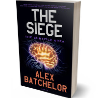 3D view of Premade Science Fiction Book Cover - Ebony