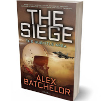 3D view of Premade Science Fiction Book Cover - Saddle