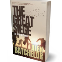 3D view of Premade Action & Adventure Book Cover - Akaroa