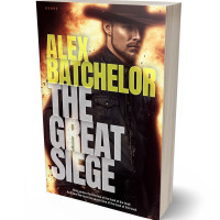 3D view of Premade Action & Adventure Book Cover - Gondola