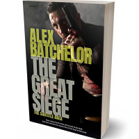 3D view of Premade Mystery & Thriller & Suspense Book Cover - Cod Gray