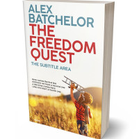 3D view of Premade Children's Book Cover - Spring Wood