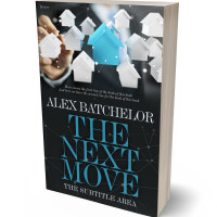 3D view of Premade Business Book Cover - Quill Gray