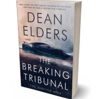 3D view of Premade Science Fiction Book Cover - Soft Amber