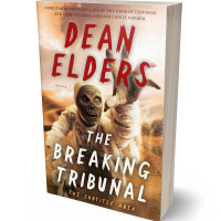 3D view of Premade Horror Book Cover - Almond