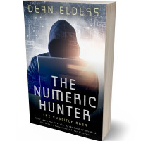 3D view of Premade Mystery & Thriller & Suspense Book Cover - Silver Rust