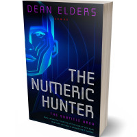 3D view of Premade Science Fiction Book Cover - Black Pearl