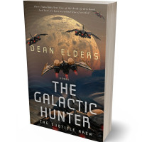 3D view of Premade Science Fiction Book Cover - Merlin