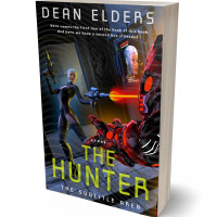 3D view of Premade Science Fiction Book Cover - Shark