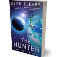 3D view of Premade Science Fiction Book Cover - Cloud Burst