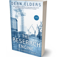 3D view of Premade Business Book Cover - Wedgewood