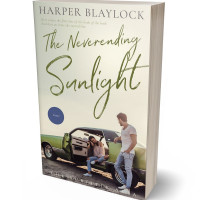 3D view of Premade Romance Book Cover - Satin Linen