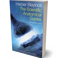3D view of Premade Science & Nature Book Cover - Chambray