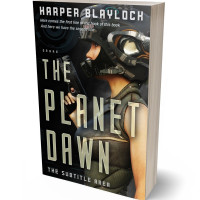 3D view of Premade Science Fiction Book Cover - Rodeo Dust