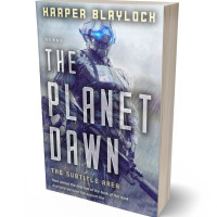 3D view of Premade Apocalyptica Book Cover - Bombay