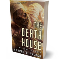 3D view of Premade Horror Book Cover - Cork