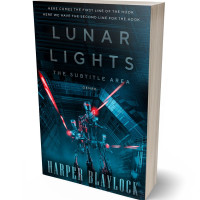 3D view of Premade Science Fiction Book Cover - Black Pearl