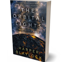 3D view of Premade Science Fiction Book Cover - Shark