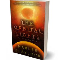 3D view of Premade Science Fiction Book Cover - Zest