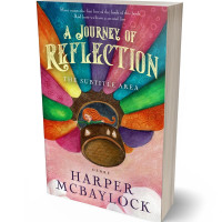 3D view of Premade Fantasy Book Cover - Blue Dianne