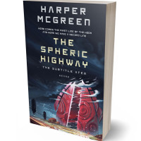 Tablet view of Charade #7012 - Premade Science Fiction Book Cover