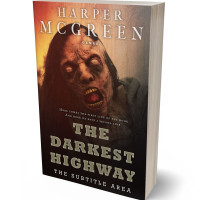 3D view of Premade Apocalyptica Book Cover - Whiskey