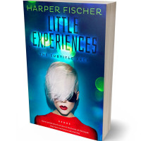 3D view of Premade Mystery & Thriller & Suspense Book Cover - New York Pink