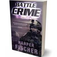 3D view of Premade Action & Adventure Book Cover - Baltic Sea