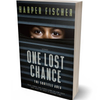 3D view of Premade Mystery & Thriller & Suspense Book Cover - Shark