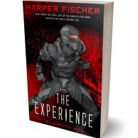 3D view of Premade Science Fiction Book Cover - Cocoa Brown