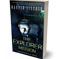 Tablet view of Ebony #7087 - Premade Apocalyptica Book Cover