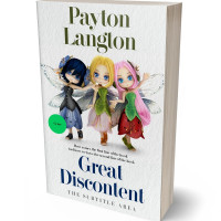 3D view of Premade Fantasy Book Cover - Ebb