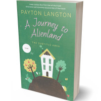 3D view of Premade Children's Book Cover - Aqua Forest