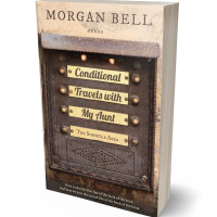 3D view of Premade Travel Book Cover - Rock