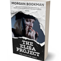 3D view of Premade Action & Adventure Book Cover - Shark