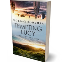 3D view of Premade Surreal Book Cover - Mist Gray