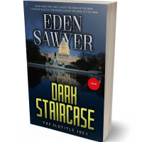3D view of Premade Mystery & Thriller & Suspense Book Cover - Mirage