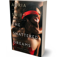 3D view of Premade Erotica Book Cover - Antique Brass