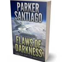 3D view of Premade Action & Adventure Book Cover - Ebony Clay