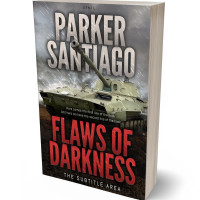 3D view of Premade Action & Adventure Book Cover - Dune