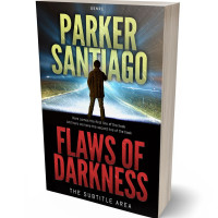 3D view of Premade Mystery & Thriller & Suspense Book Cover - Thunder