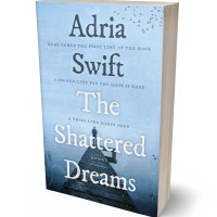 3D view of Premade Mystery & Thriller & Suspense Book Cover - Blizzard Blue