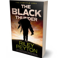 3D view of Premade Action & Adventure Book Cover - Brandy